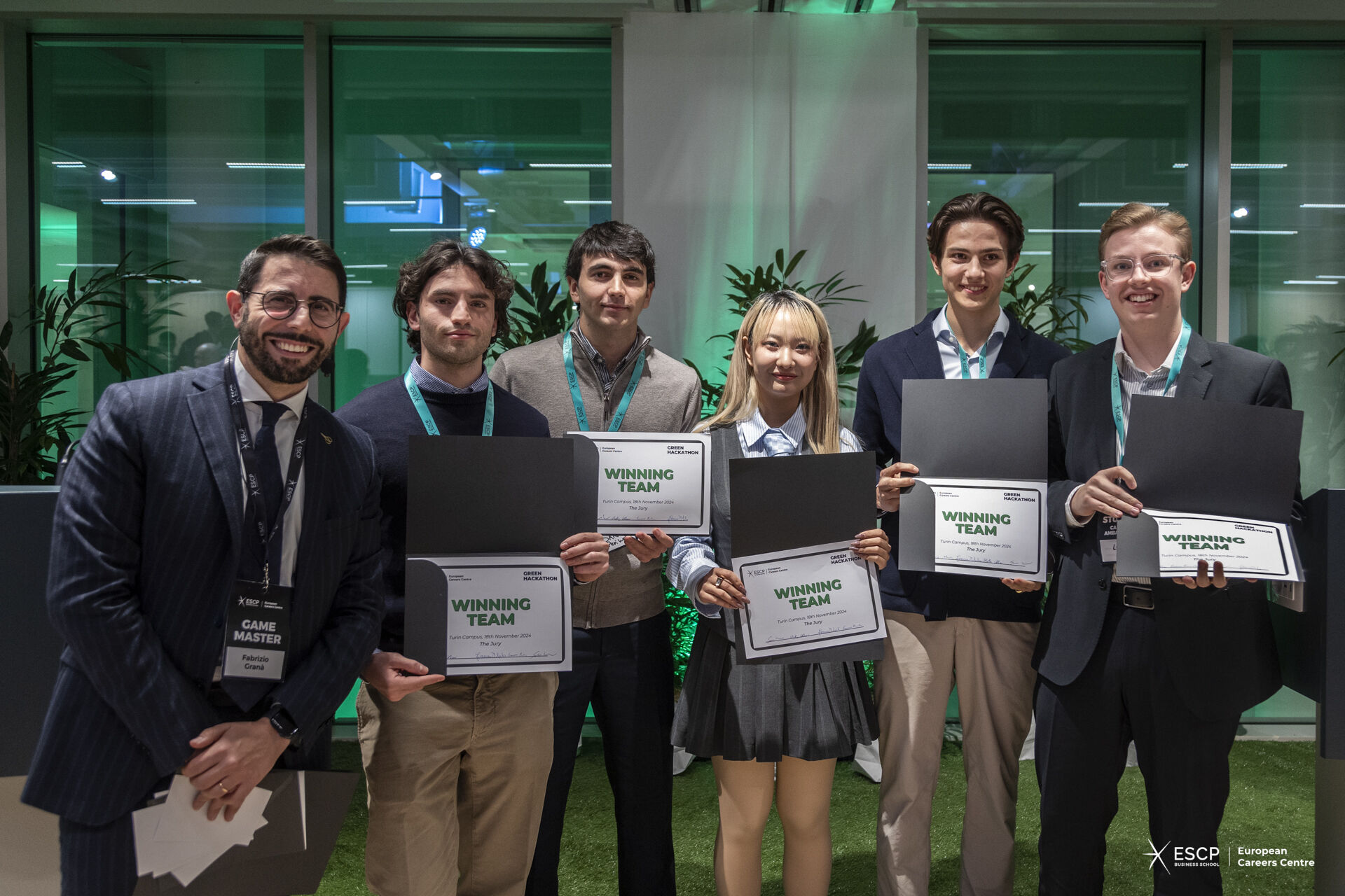 2024 ESCP Green Hackathon winning team