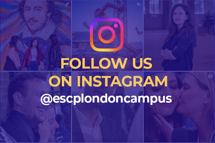 Follow the ESCP London Campus on Instagram