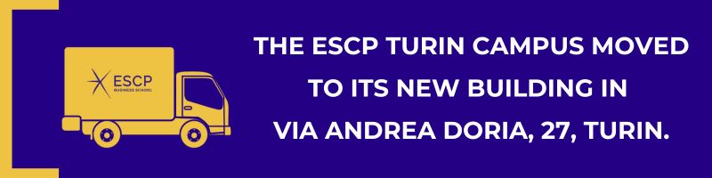 ESCP Turin Campus moved in Via Andrea Doria 27, Turin