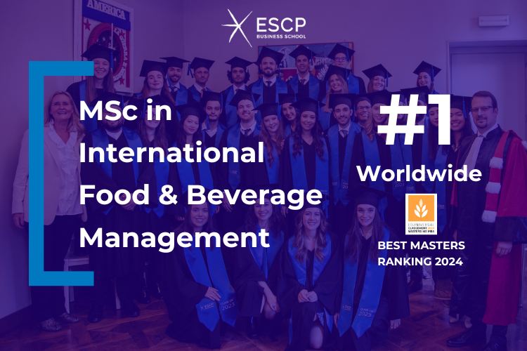 ESCP MSc IFBM placed 1st in the 2024 EDUNIVERSAL RANKING 