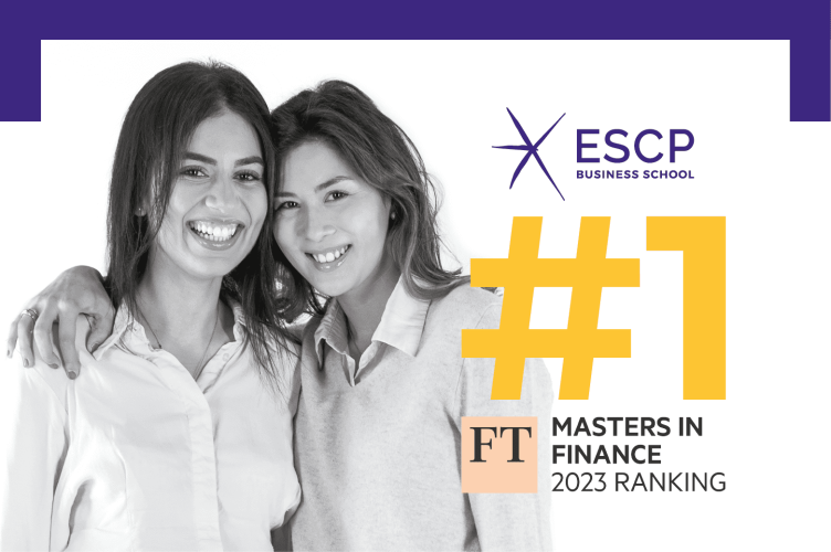 ESCP’s Master in Finance ranked Number 1 in the world by Financial Times