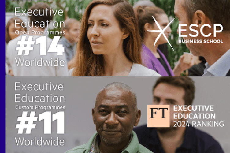 ESCP’s Executive Education Custom & Open programmes rank among the top 15 globally in 2024 Financial Times ranking