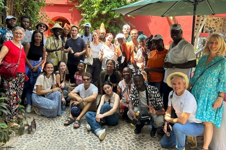 Photo de groupe du voyage d'étude