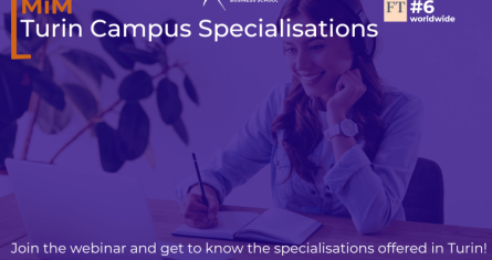 MiM Specialisations Turin Campus Webinar